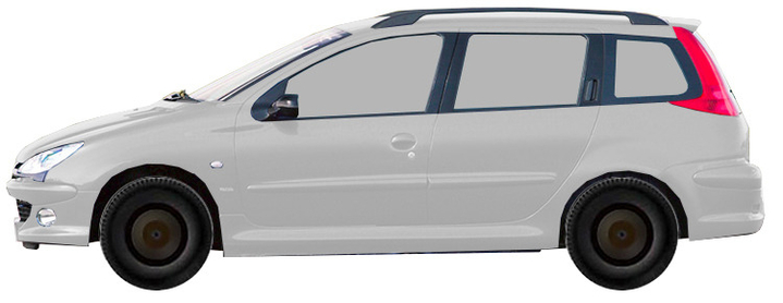 ���� PEUGEOT 206 2E, 2K Wagon 1.4 HDi FAP (2002-2007)