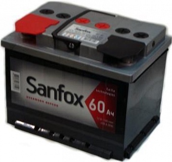 ���� ������������ SANFOX Blue Dynamic EFB 6CT 60Ah R+ 450A EN 242x175x190