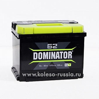 ���� ������������ DOMINATOR MAXX 6CT 62Ah R+ 570A EN xx