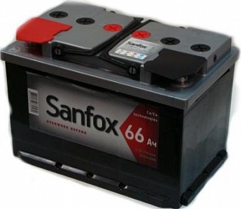 ���� ������������ SANFOX Blue Dynamic EFB 6CT 66Ah R+ 540A EN 277x190x190