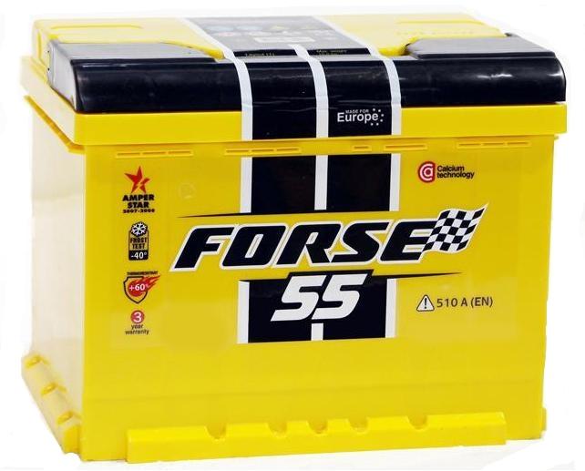 ���� ������������ FORSE STANDARD 6CT 55Ah L+ 510A EN 242x175x190