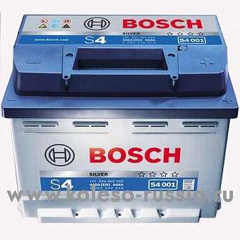 ���� ������������ BOSCH SILVER (S4) 6CT 60Ah R+ 540A EN 242x175x190 (560 408 054)