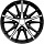 ����������� ���� ����� NZ SH641 5,5x13 4x98 ET35 DIA58.6 BKF Lada