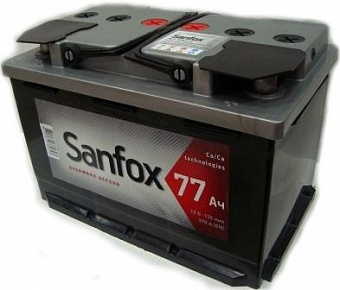 ���� ������������ SANFOX Blue Dynamic EFB 6CT 77Ah R+ 570A EN 277x175x190