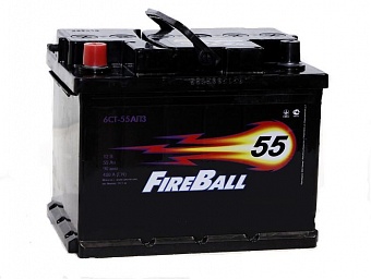 ���� ������������ FIREBALL STANDARD 6CT 55Ah L+ 420A EN 242x175x190