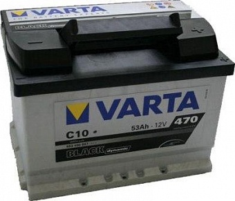 ���� ������������ VARTA Black Dynamic 6CT 53Ah R+ 470A EN 242x175x175 ��. ��. (553 400 047)