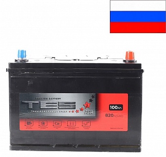 ���� ������������ TES (JIS) 6CT 100Ah R+ 820A EN 303x172x220 ��. ��. ����