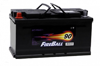 ���� ������������ FIREBALL STANDARD 6CT 90Ah L+ 680A EN 353x175x190