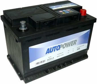 ���� ������������ AVTOPOWER AUTOMOTIVE 6CT 70Ah R+ 640A EN 278x175x190