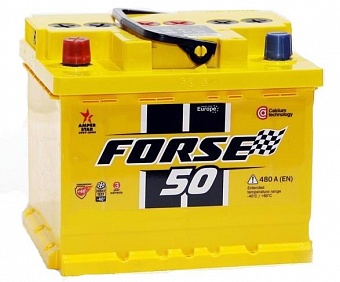 ���� ������������ FORSE STANDARD 6CT 50Ah R+ 480A EN 207x175x190