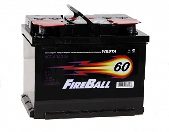 ���� ������������ FIREBALL STANDARD 6CT 60Ah L+ 450A EN 242x175x190