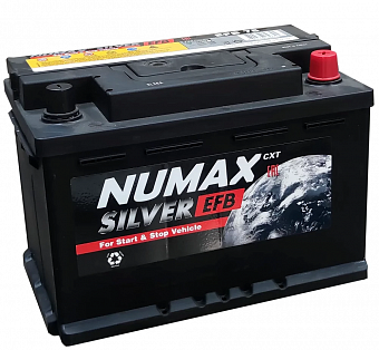 ���� ������������ NUMAX EFB 6CT 75Ah R+ 760A EN 258x172x220 ��. ��. ��������� � ��������