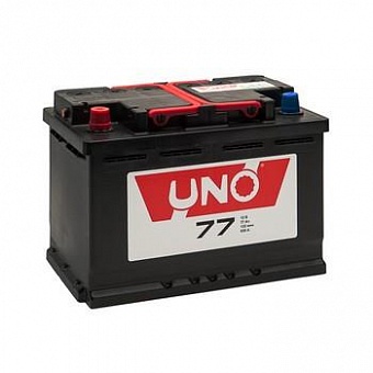 ���� ������������ UNO STANDARD 6CT 77Ah L+ 650A EN 277x175x190