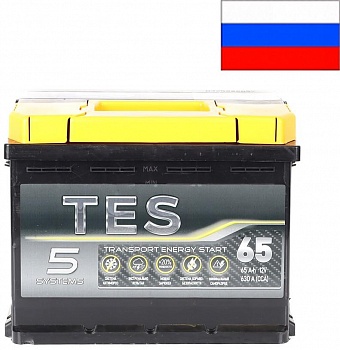 ���� ������������ TES 6CT 65Ah R+ 630A EN 242x175x190 ��. ��.