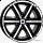 ����������� ���� ����� K&K ������� 8x18 6x139,7 ET25 DIA106.1 ����� ������