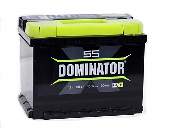 ���� ������������ DOMINATOR MAXX 6CT 55Ah R+ 480A EN 242x175x190