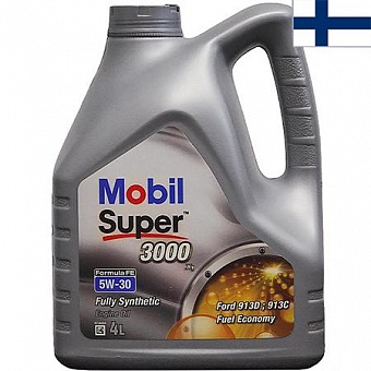 ����� �������� ��������� Mobil SUPER 3000 X1 FORMULA FE 5W-30, 4�